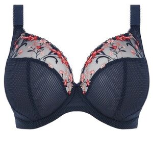 Elomi Navy with Floral Charley Bra